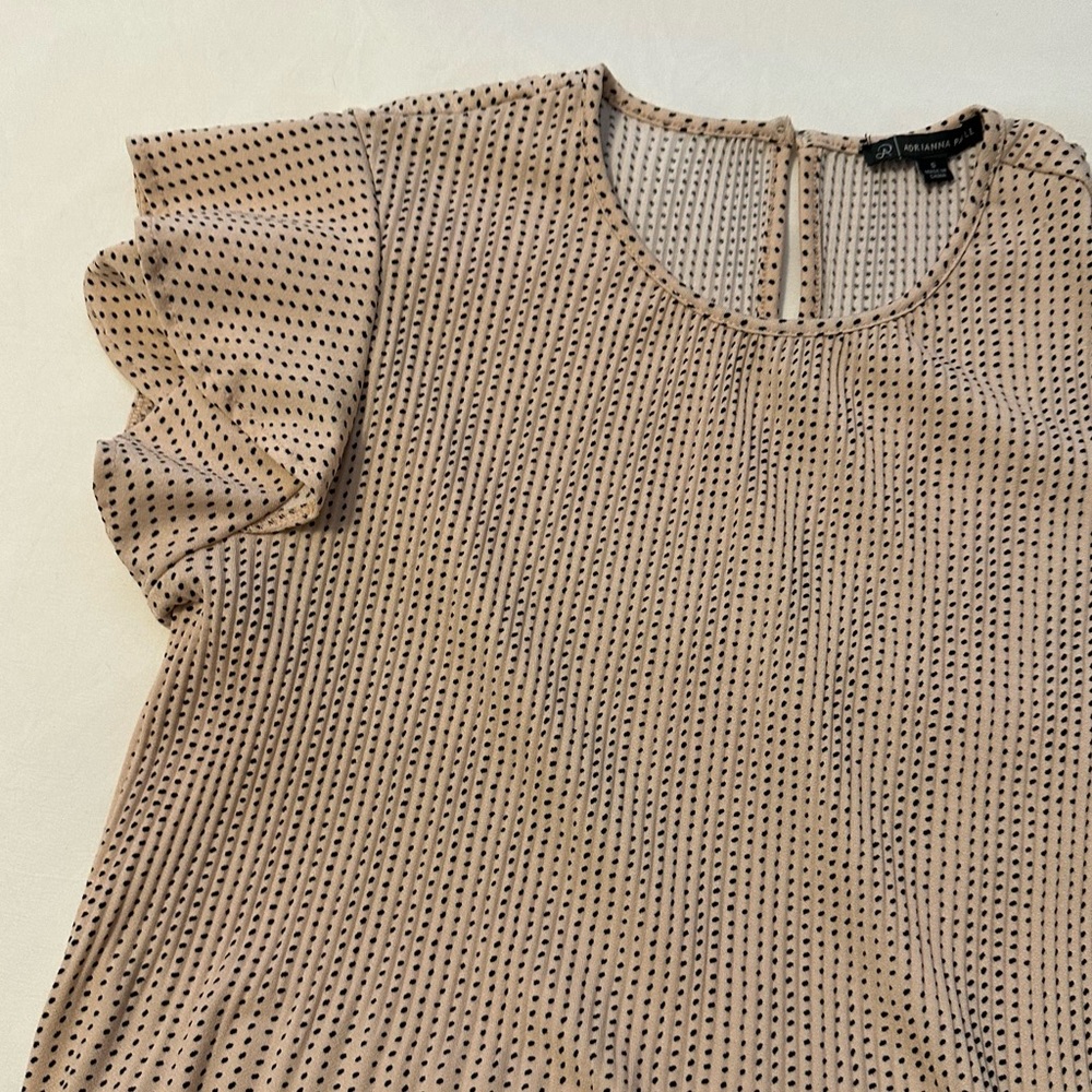 Pleated Knit Double Sleeve Top